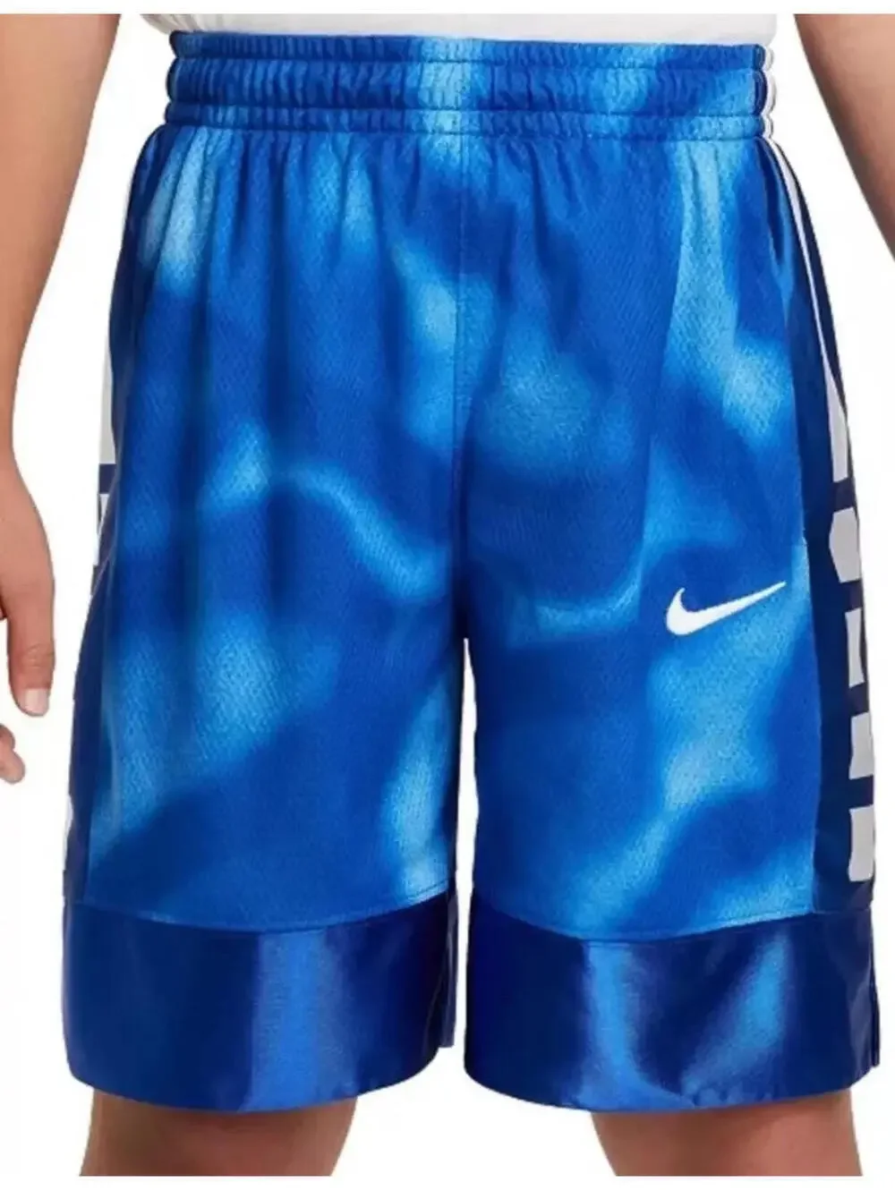 Nike FN8326 Big Kids Boys Dri-FIT Elite 23 Basketball Shorts Royal Blue Size XS